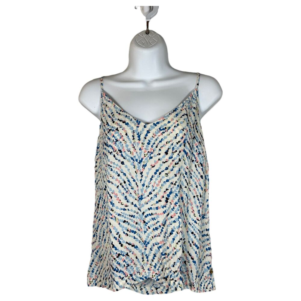 Fabienne Chapot Lora Top Patterned Sleeveless Blouse Women's Size EU 36 US 4